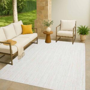 White Jute Rug