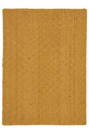 Stunning Yellow Jute Rug – Hand-Braided 4x6 Area Rug
