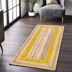 Yellow Border Rug