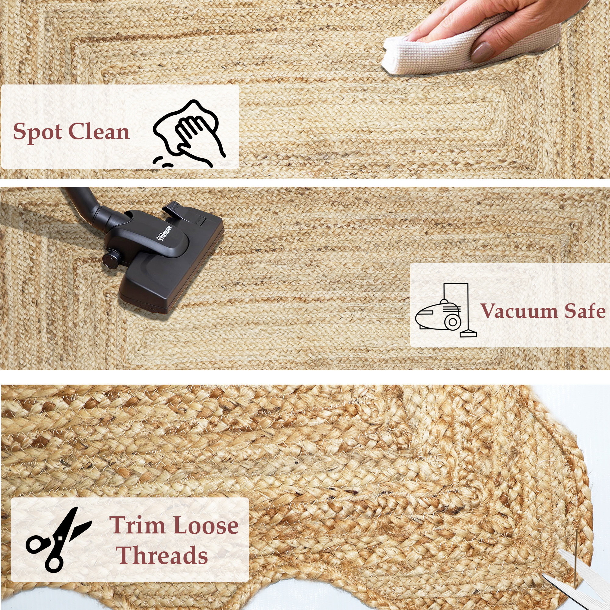 Hand Braided Jute Rug – Scalloped Rug | Best Area Rug 2026 - Image 4