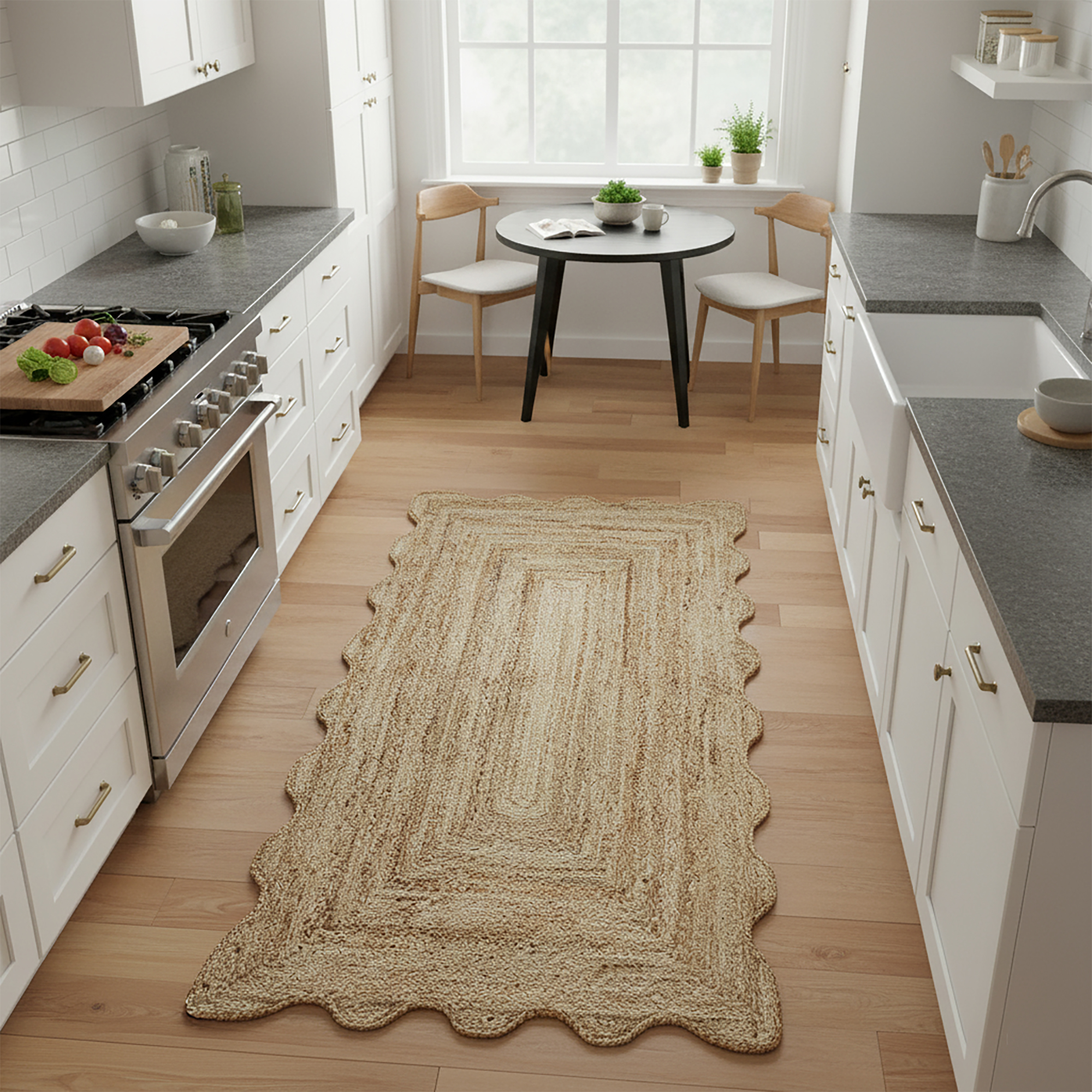 Hand Braided Jute Rug – Scalloped Rug | Best Area Rug 2026 - Image 5