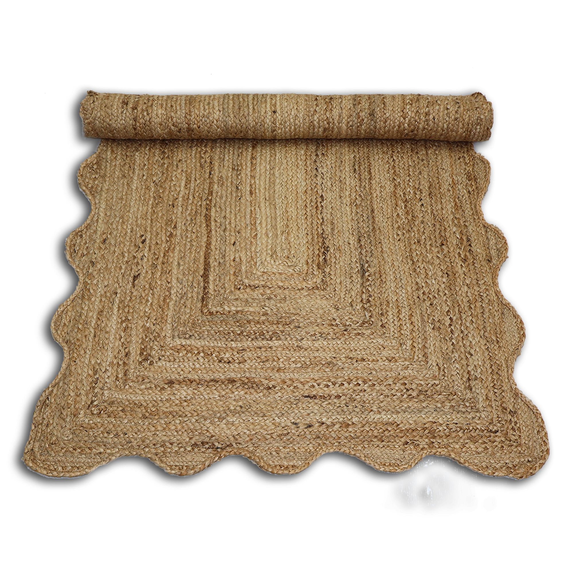 Hand Braided Jute Rug – Scalloped Rug | Best Area Rug 2026 - Image 6