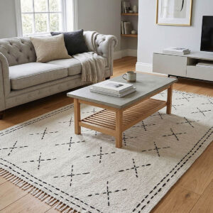 kantha cotton rug