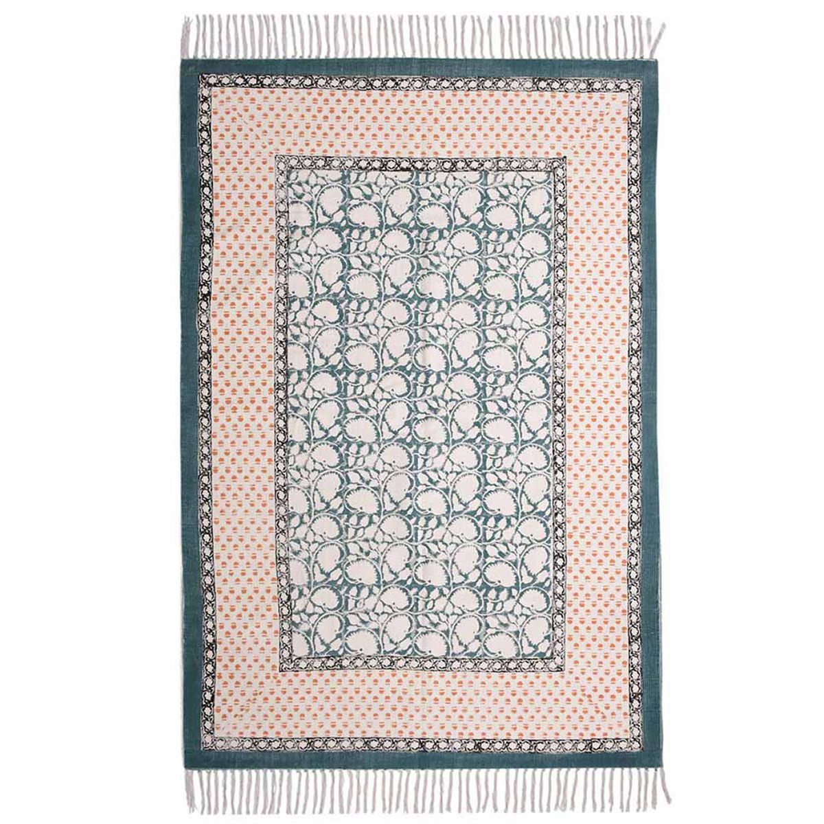Geometric Cotton Rug