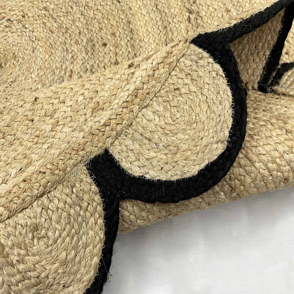 Hand Braided Round Jute Area Rugs - Image 3
