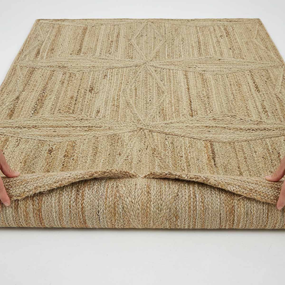 Hand Braided Natural Jute Area Rugs - Image 4