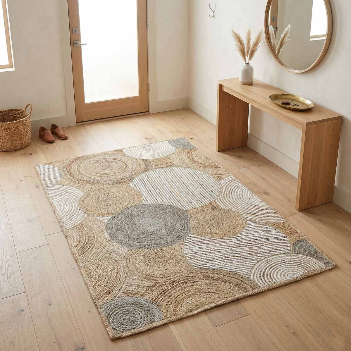 Hand Braided Designer Jute Area Rugs