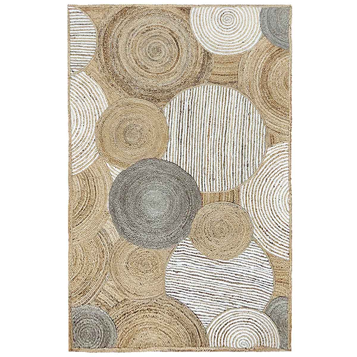 Hand Braided Designer Jute Area Rugs - Image 2