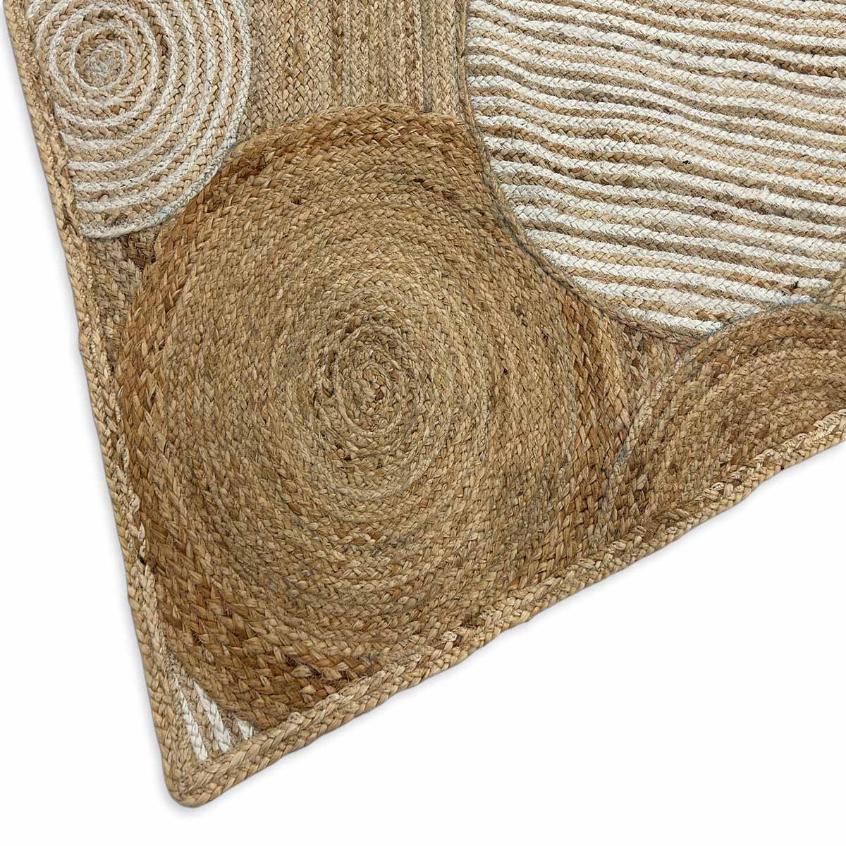 Hand Braided Designer Jute Area Rugs - Image 3
